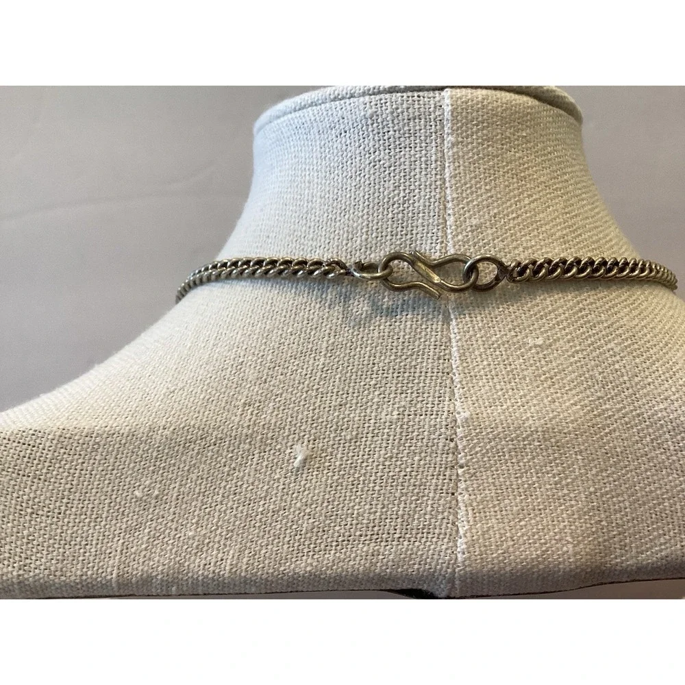 Sterling Silver And‎ Sun Stone Necklace